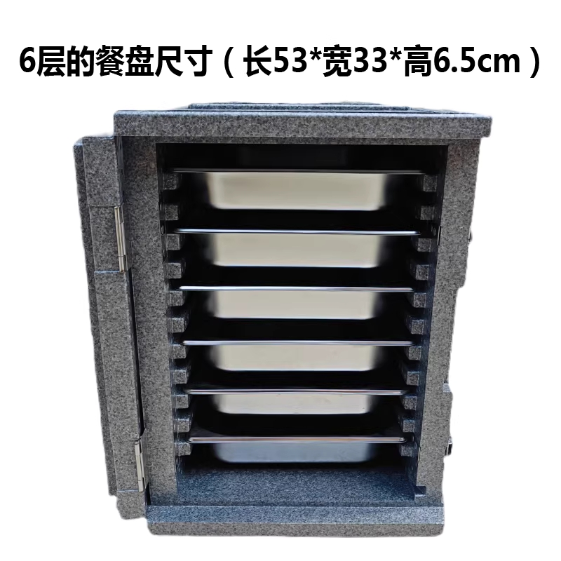 케이터링 보온 상자 캠핑 배달박스 간식 뷔페 밥차 그레이 100L - 상세 이미지 3