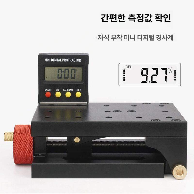 정밀 브라켓 조정 브래킷 펀치 광학 틸트베이스 각도계 삼각대 - 상세 이미지 4