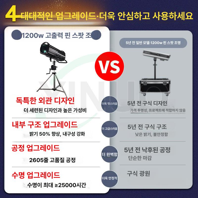 스포트라이트 웨딩 롱핀조명 빔 램프 스팟 조명등 연극 - 상세 이미지 5