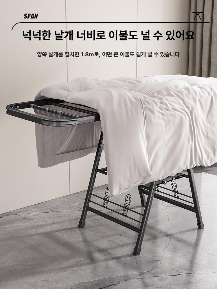 수건 미니건조대 의류 캠핑 튼튼한 내구성 휴대용빨래건조대 접이식빨래건조대 욕실 - 상세 이미지 3