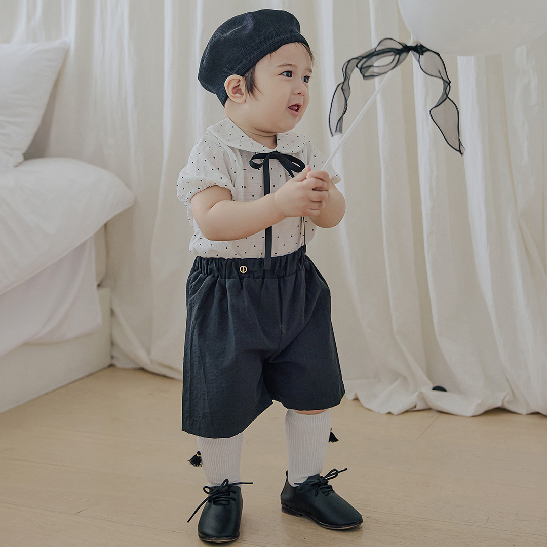 돌잔치 촬영의상 하객룩 오닉스 팬츠 블랙 - 상세 이미지 5