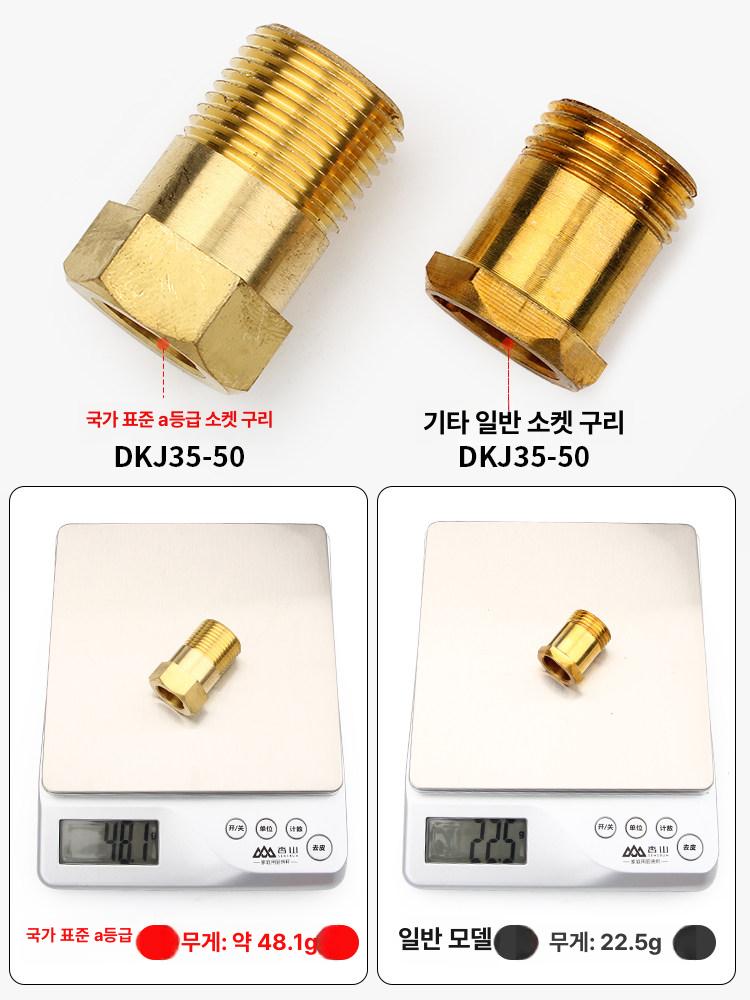 전기 커넥터 퀵 구리헤드 소켓 터미널 조인트 케이블 에어컨 항공 산업용 밸브 절연 - 상세 이미지 3