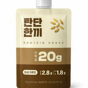 탄단한끼 단백질 쉐이크 미숫가루맛 40g, 1개 맛있게 먹은 솔직 후기 - 상품 이미지 1