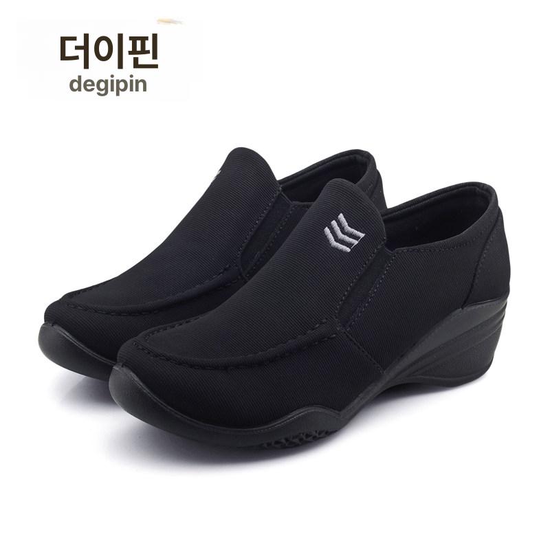 여성 키높이운동화 캐주얼 스니커즈 어글리슈즈 통굽 우먼스 에어 슬립온 줌 - 상품 이미지