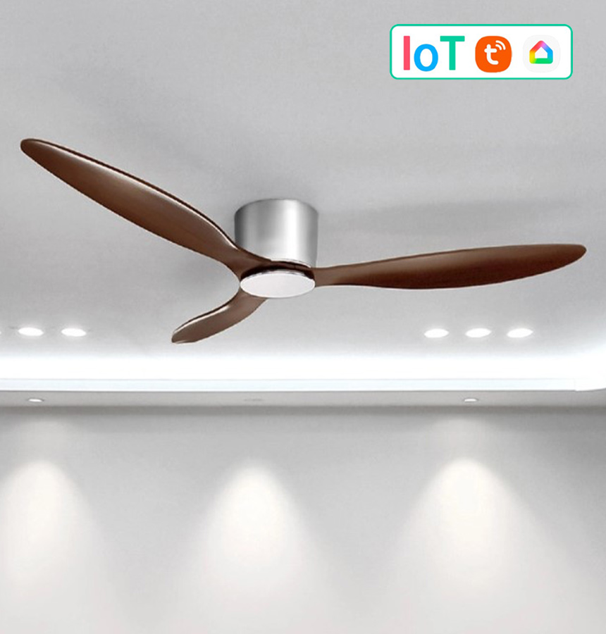 IOT 비브르디실링팬 42(인치) 크롬바디 저소음고효율 리모컨 슬림107cm 낮은층고 - 상세 이미지 3