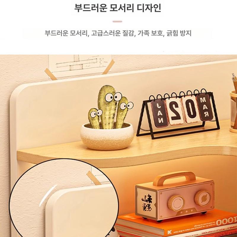 미니 선반 코너 책상위 데스크 수납랙 모서리 정리함 책꽂이 틈새 주방 다용도 - 상세 이미지 2