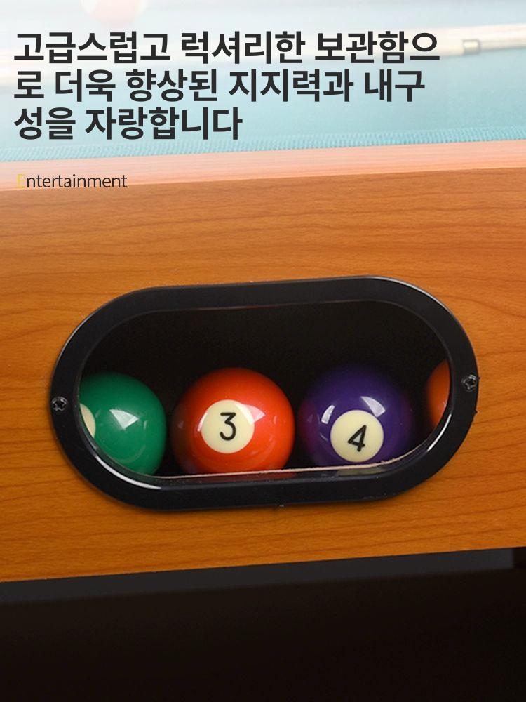 가정용 당구대 실내 3구 포켓볼 테이블 빌리어드 스포츠 레저 게임 펜션 - 상세 이미지 4