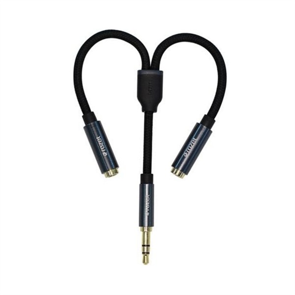 3.5mm 이어폰 분배기 더블 이어폰 y잭 나일론 스플리터 헤드폰 케이블 - 상세 이미지 2