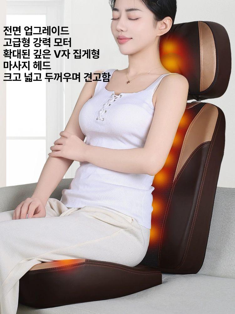 체어 의자형안마기 전신 사무실 휴대용안마기 다기능 경추 등마사지기구 소형안마의자 - 상세 이미지 4