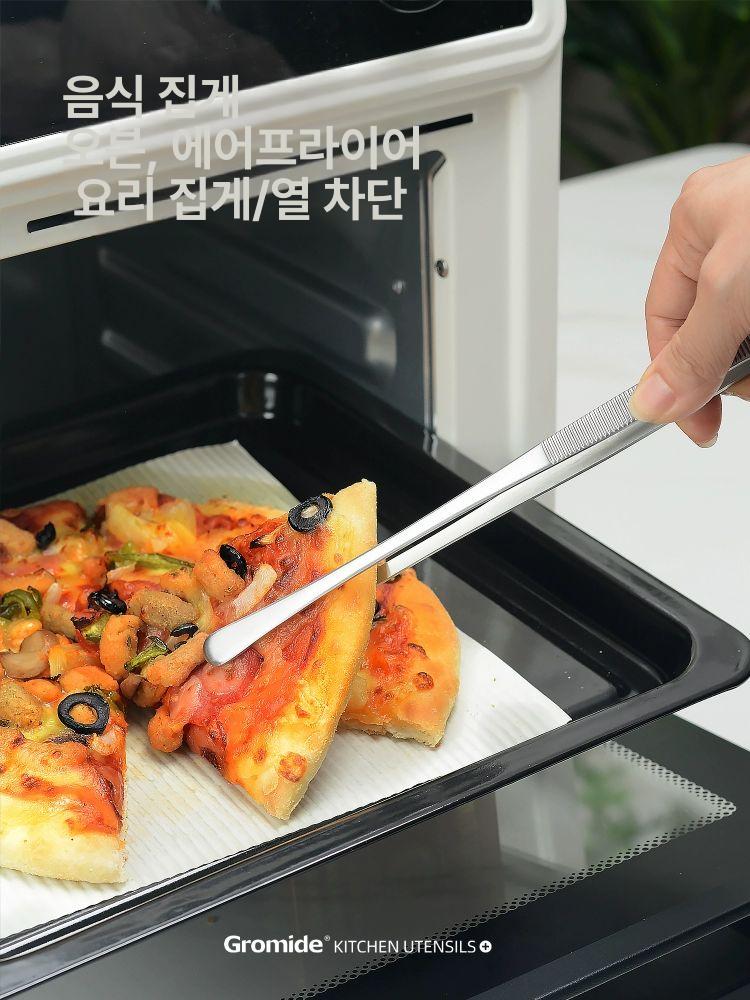 스테인레스 고기집게 요리핀셋 캠핑용 일본 요리용 주방집게 다용도 주방용 올스텐 - 상세 이미지 2