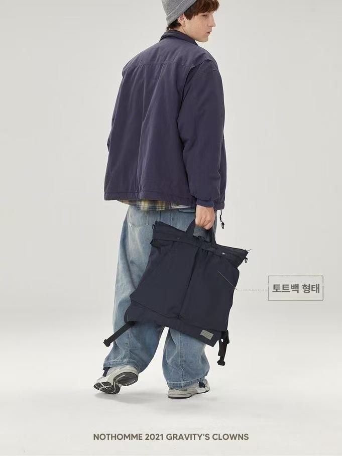 밀리터리 토트백 조종사 파일럿 백팩 빈티지 여행용 캐주얼 카키 블랙 헬멧 - 상세 이미지 5