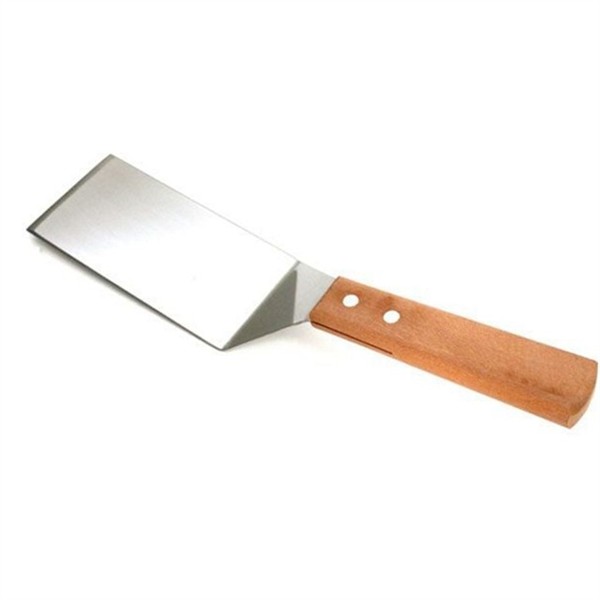 가정용 스테인레스 뒤집개 업소용 사각 뒤집개 넓은 철판 조리 - 상품 이미지