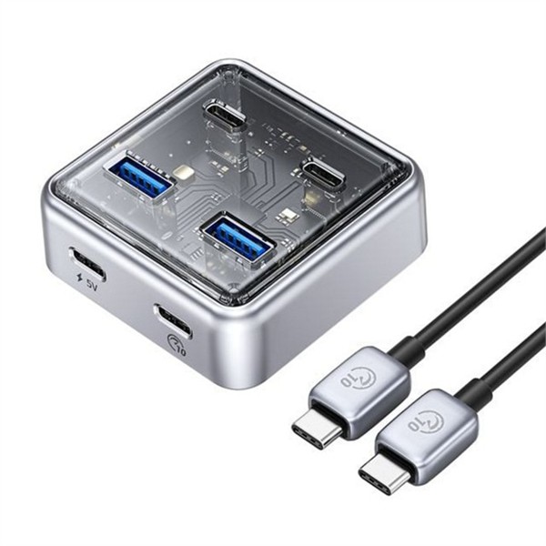 멀티 usb 허브 고속 c 타입 허브 노트북 외장 충전 - 상품 이미지