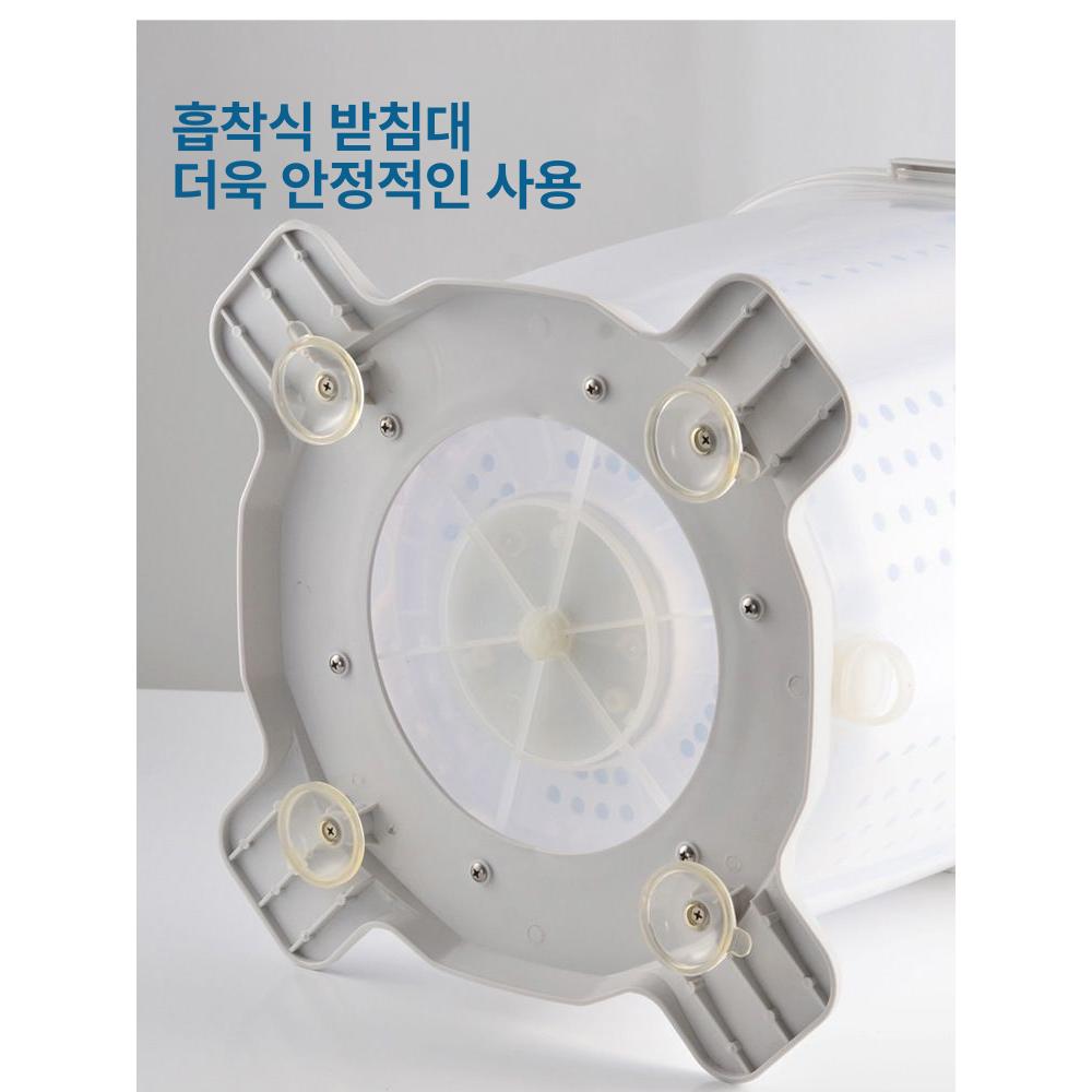 속옷 세탁기 가정용 수동 미니세탁기 원룸 양말 운동화 접이식 소형 탈수 워시볼 휴대용 - 상세 이미지 5