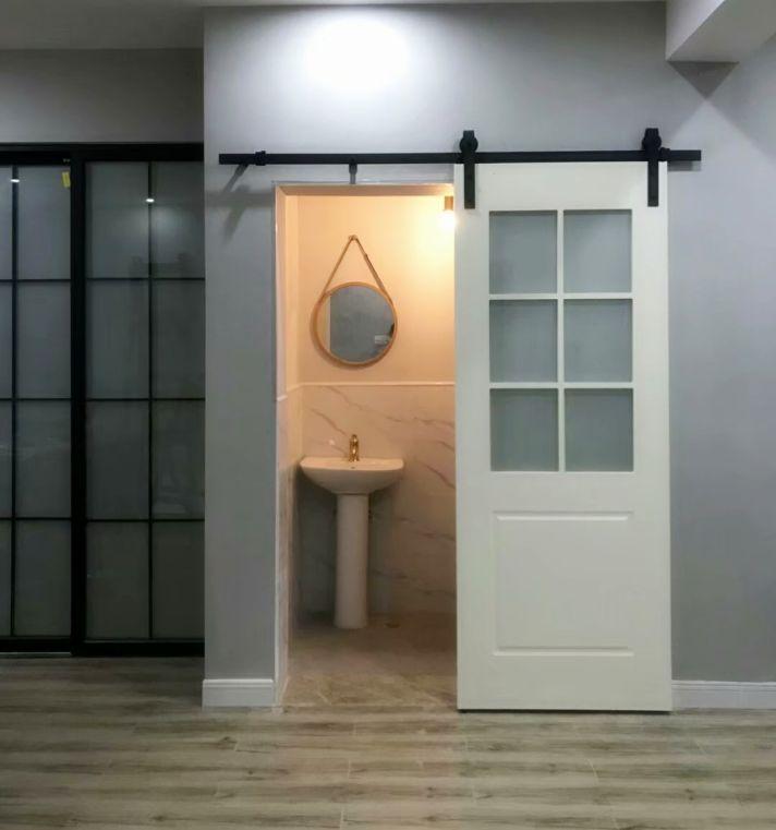 슬라이딩도어 레일 행거 셀프 중문 부속 롤러 세트 폴딩도어 접이문 붙박이장 - 상품 이미지