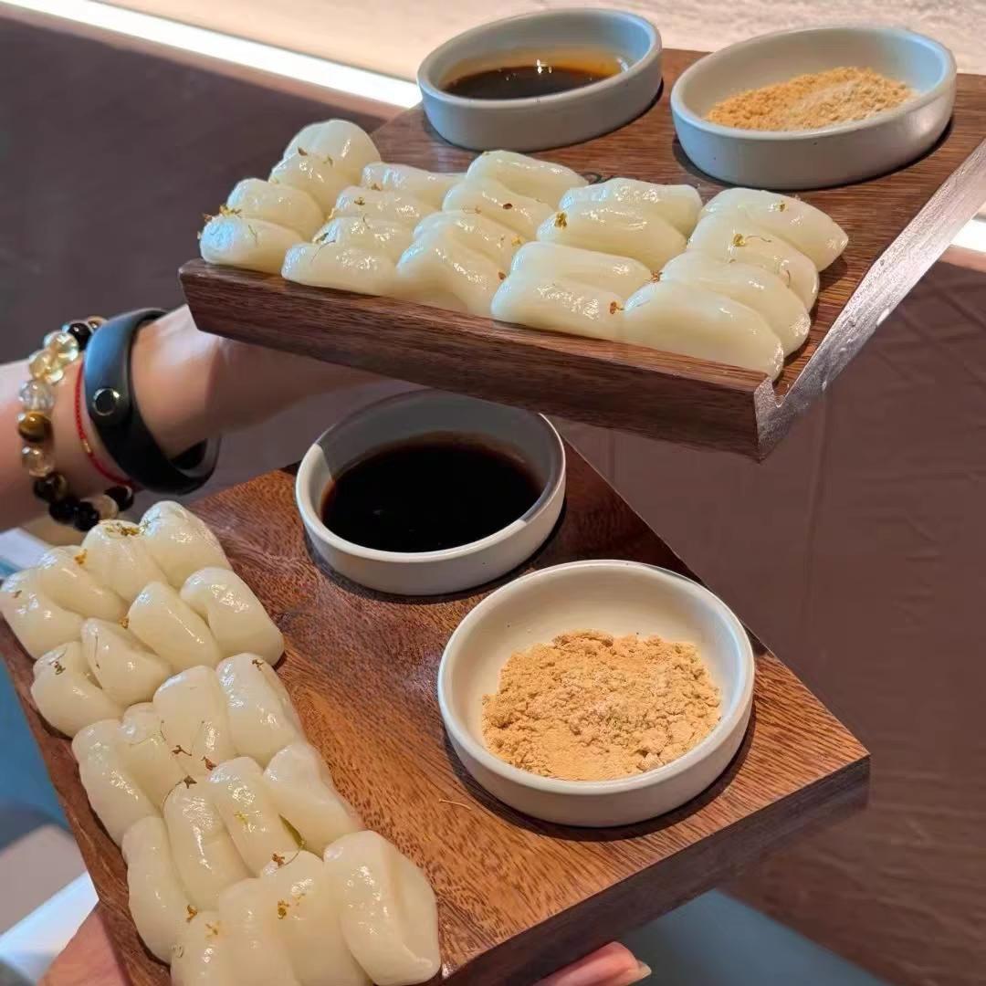 세트 서빙트레이 원형트레이 우드트레이 내추럴 빈티지 우드쟁반 - 상세 이미지 2