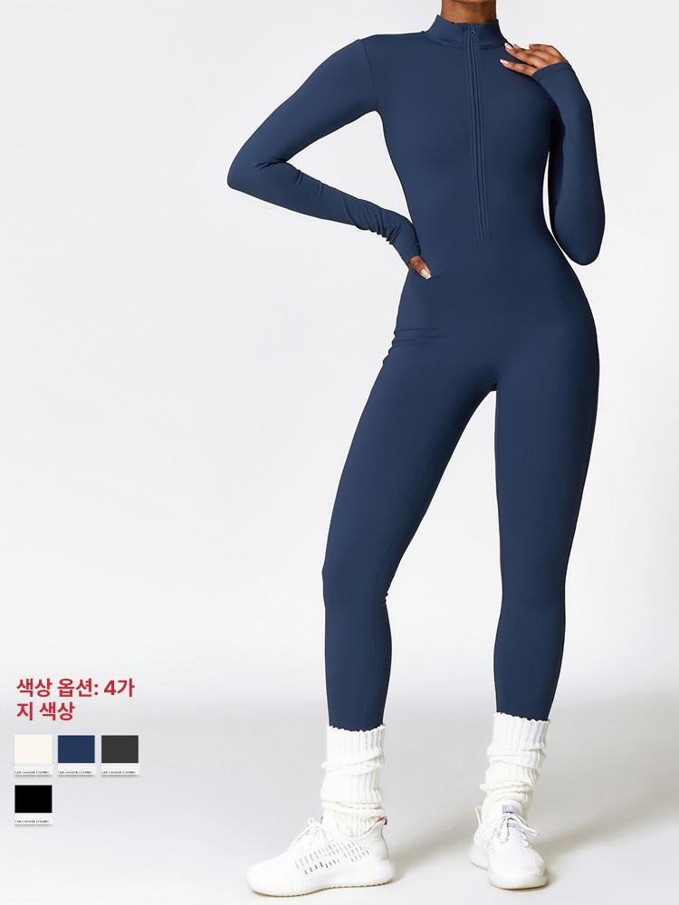전신 얇은레깅스 스포츠 하이웨스트 여자 요가 여성 필라테스 방지 쿨레깅스 - 상세 이미지 2