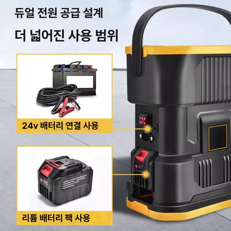 윤활유 오일펌프 휴대용 주입기 급유 도구 자동차 산업용 고압 기름 에어 구리스건 - 상세 이미지 5