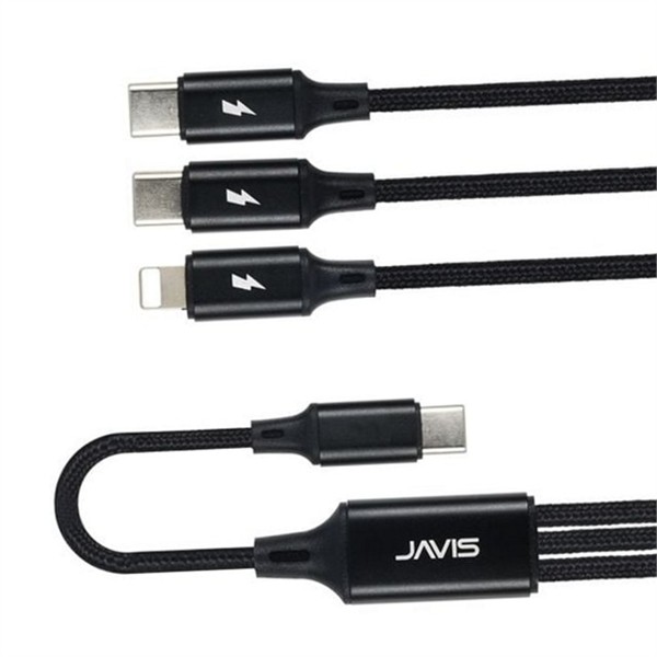 스마트 고속 충전 케이블 3in1 멀티 충전 케이블 데이터 휴대용 - 상품 이미지