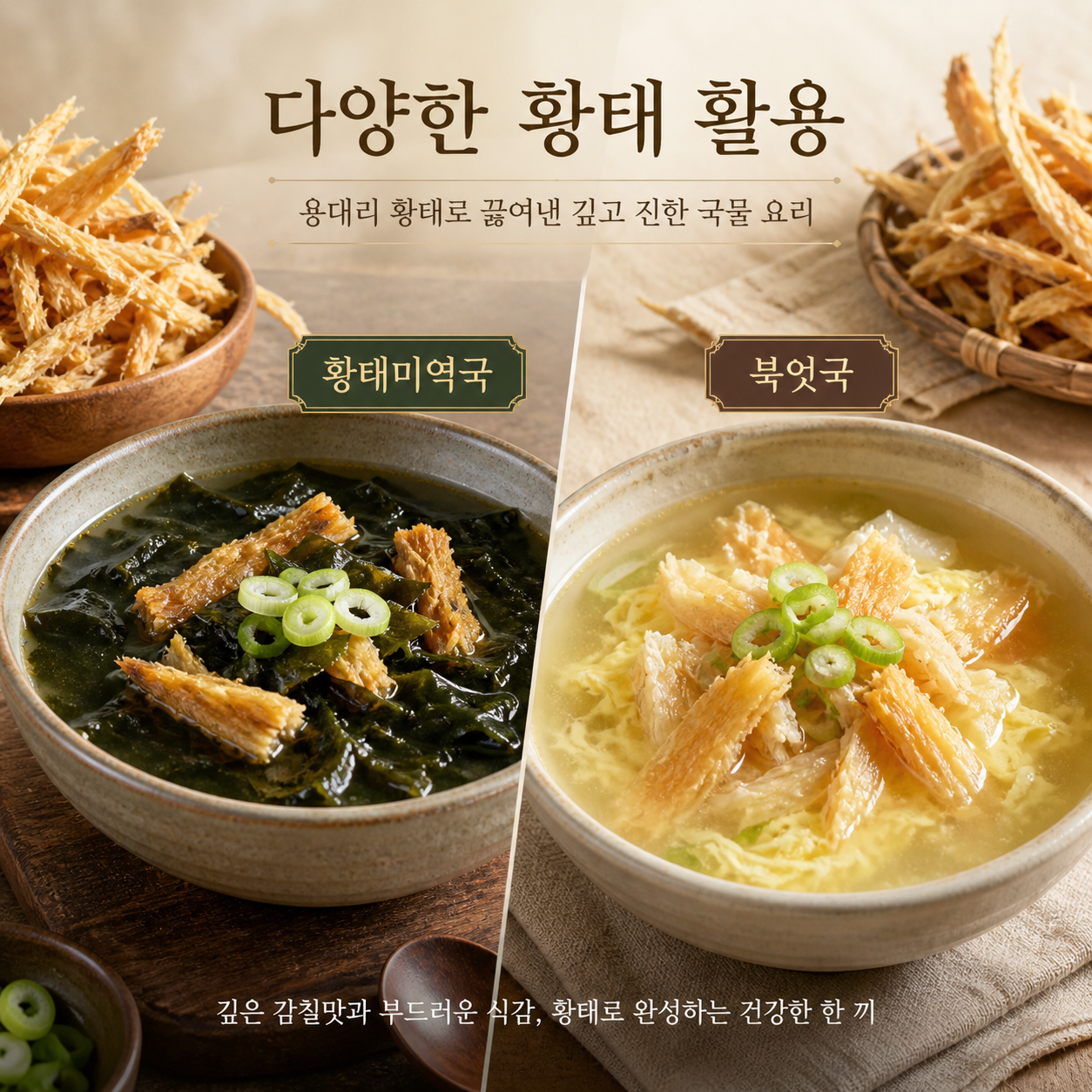 강원도 용대리에서 겨우내 자연건조 황태채 (단단하지만 깊은맛의 깡채) 10kg, 1개 - 상세 이미지 4