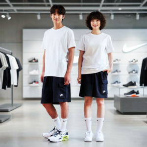 나이키 NSW 버뮤다 팬츠 남자 프렌치테리 여름 카고 와이드 반바지 DD... 착용 후기 | 사이즈/핏 총정리 - 상품 이미지 3