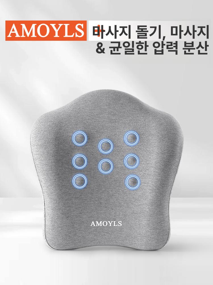 탈부착 목받침대 헤드레스트 뉴에어론 목쿠션 사무용의자 메쉬 코어 스타일 - 상세 이미지 5