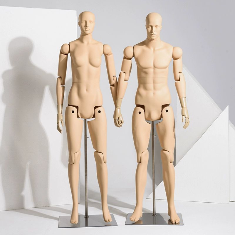 구체 관절마네킹 전신 랙 쇼룸 옷걸이 남녀 매장 피부색 의류 모델 올드 디피 - 상품 이미지