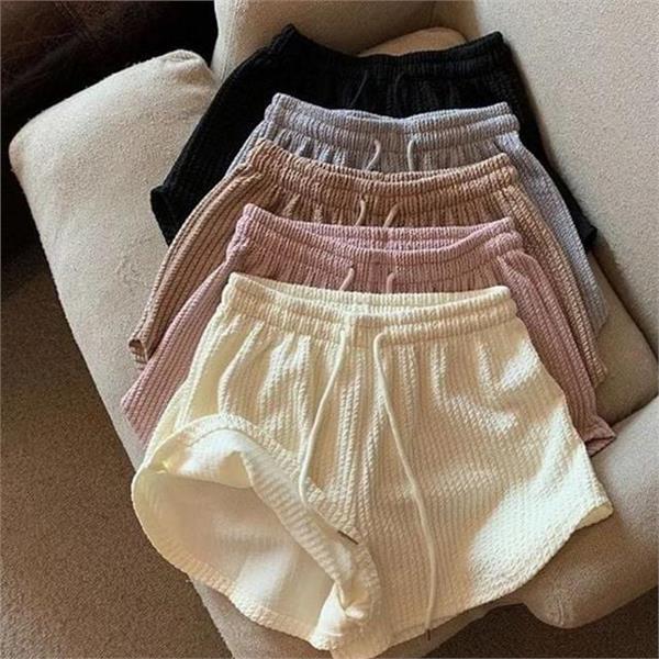 데일리반 여성 밴딩 반바지 고무줄 밴딩 반바지 플리츠 쿨링 여름 - 상품 이미지