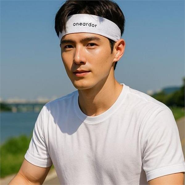 논슬립 스포츠 헤어밴드 통기성 쿨링 헤어밴드 헬스 요가 러닝 - 상품 이미지