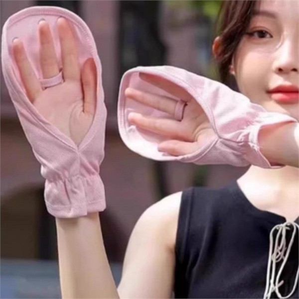 쿨링 여성 운전 장갑 사계절 여성 햇빛 차단 장갑 통기성 - 상품 이미지