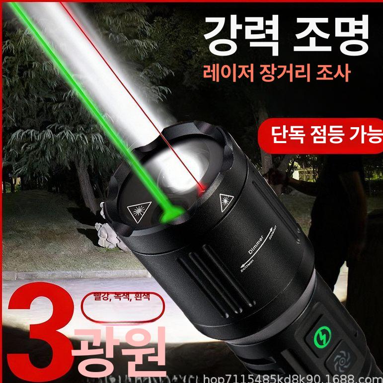 렌턴 손전등 건설현장 야외 랜턴 고성능후레쉬 조명 고휘도 작업용 다기능 서치라이트 - 상세 이미지 4