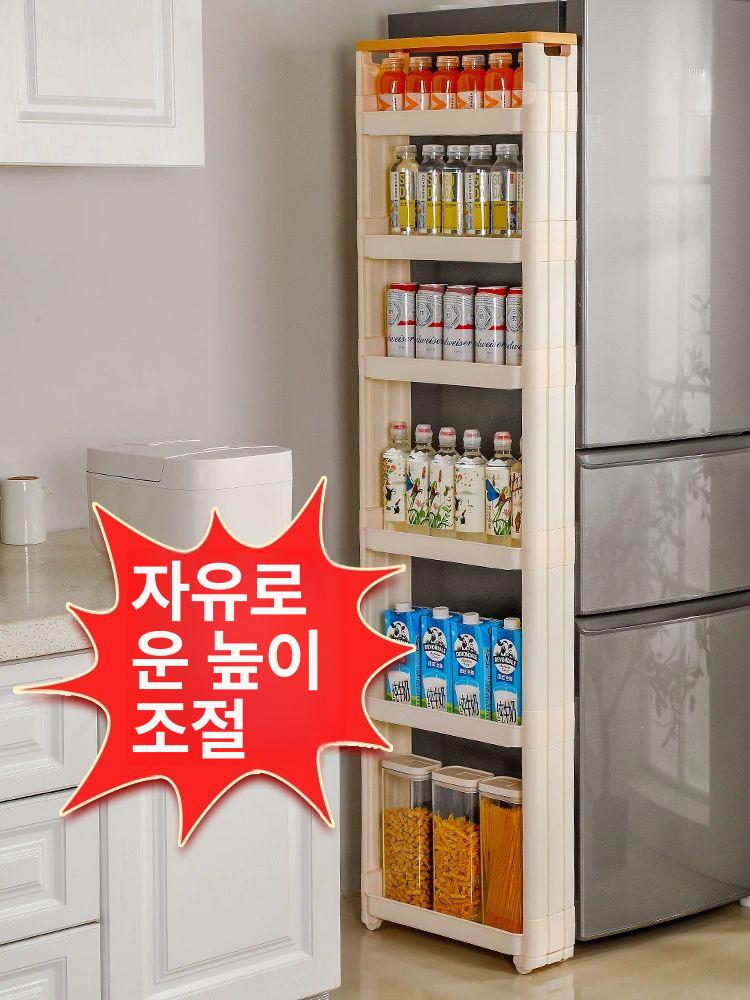 틈새장 틈새수납장 현관 수납함 미닫이 모던 정리 폭좁은수납장 벽장 슬림장 인테리어 - 상세 이미지 2