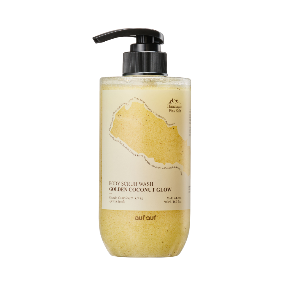 어푸어푸 저자극 히말라야 핑크솔트 바디 스크럽 워시 골든코코넛글로우, 500ml, 1개 - 상품 이미지