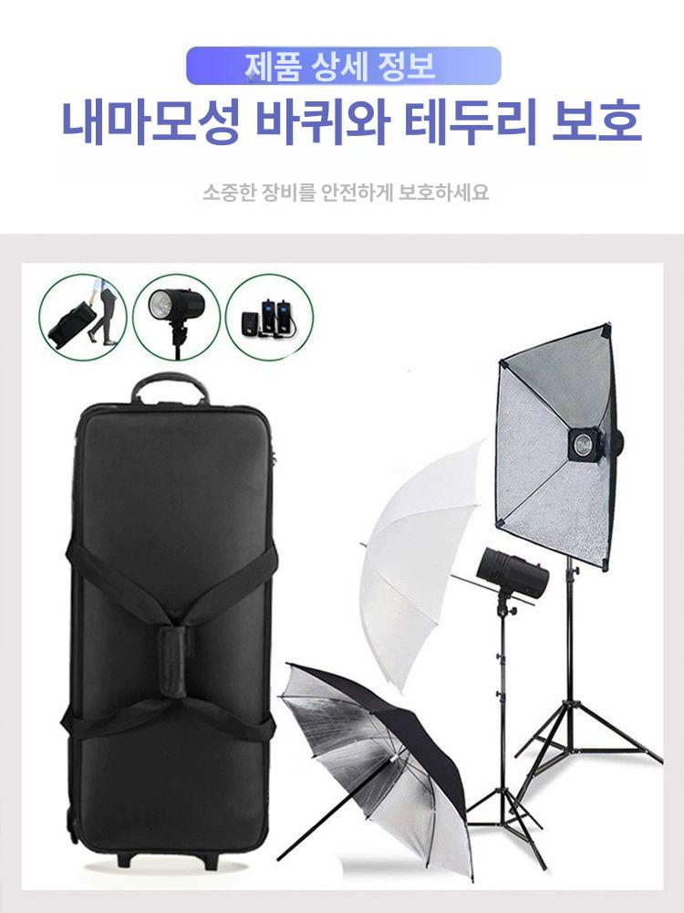 다용도 캐리어 방수 대형 여행가방 수납 백 정리함 확장형 손잡이 바퀴형 기내용 - 상세 이미지 3