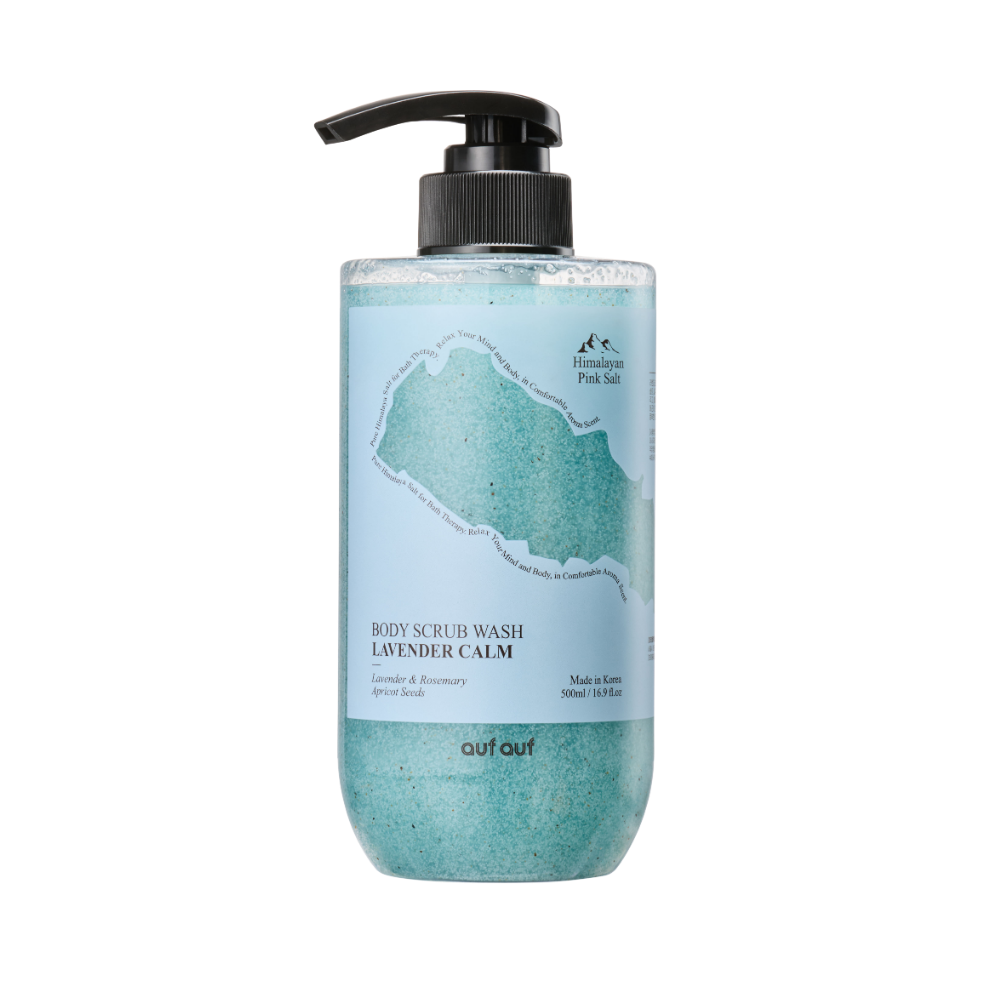 어푸어푸 저자극 히말라야 핑크솔트 바디 스크럽 워시 라벤더캄, 500ml, 1개 - 상품 이미지