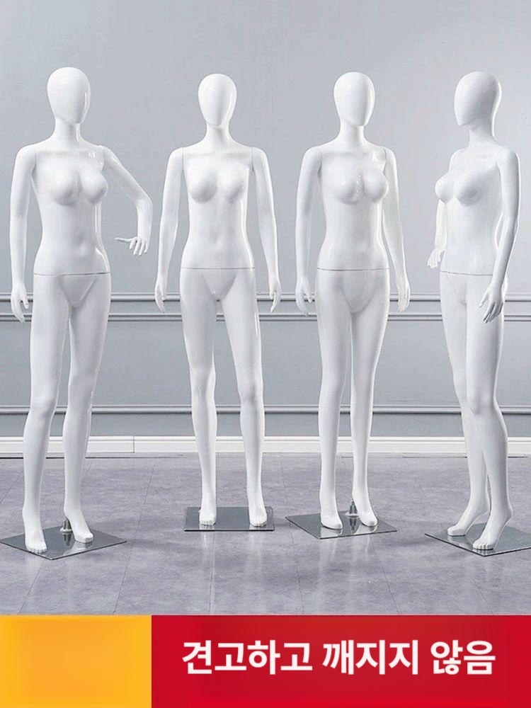 여자 마네킹 전신 의류 진열용 포즈 재봉 바디 관절팔 매장 디스플레이 쇼윈도우 - 상세 이미지 2