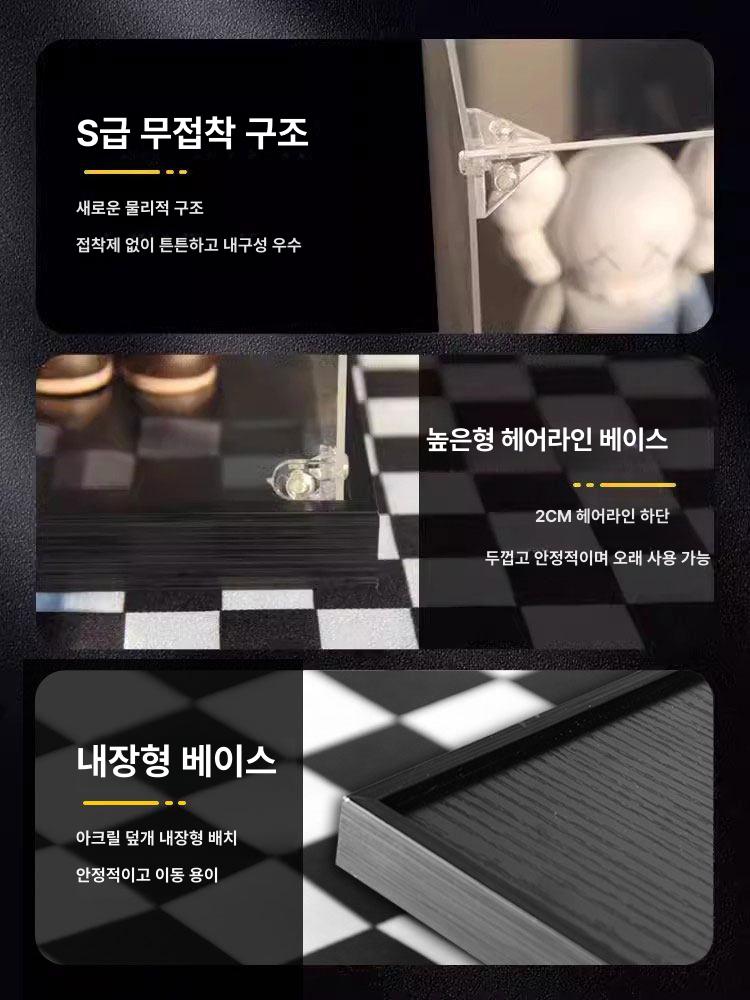 소품진열대 아크릴진열장 전시다이 투명 아크릴받침대 계단형진열장 아크릴진열대 - 상세 이미지 3