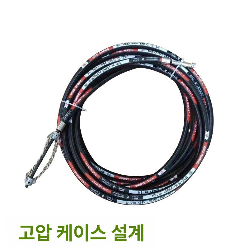 플렉시블 스레더 케이블 하수도 파이프 스프링 호스 수도관 곡선 고압 뚫는 코너 - 상세 이미지 5