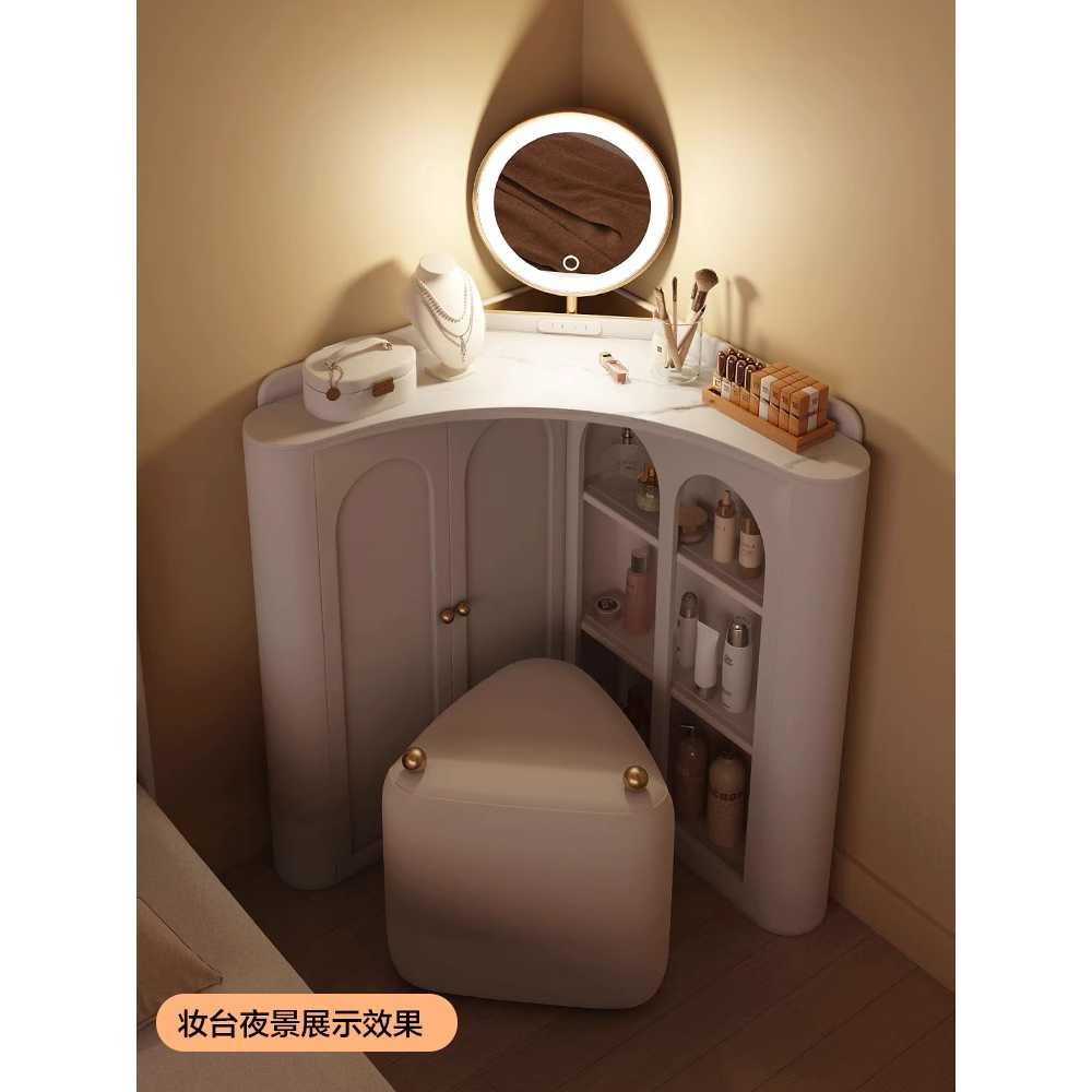 모서리 화장대 틈새 자취방 공간활용 메이크업 테이블 A 이미지 6