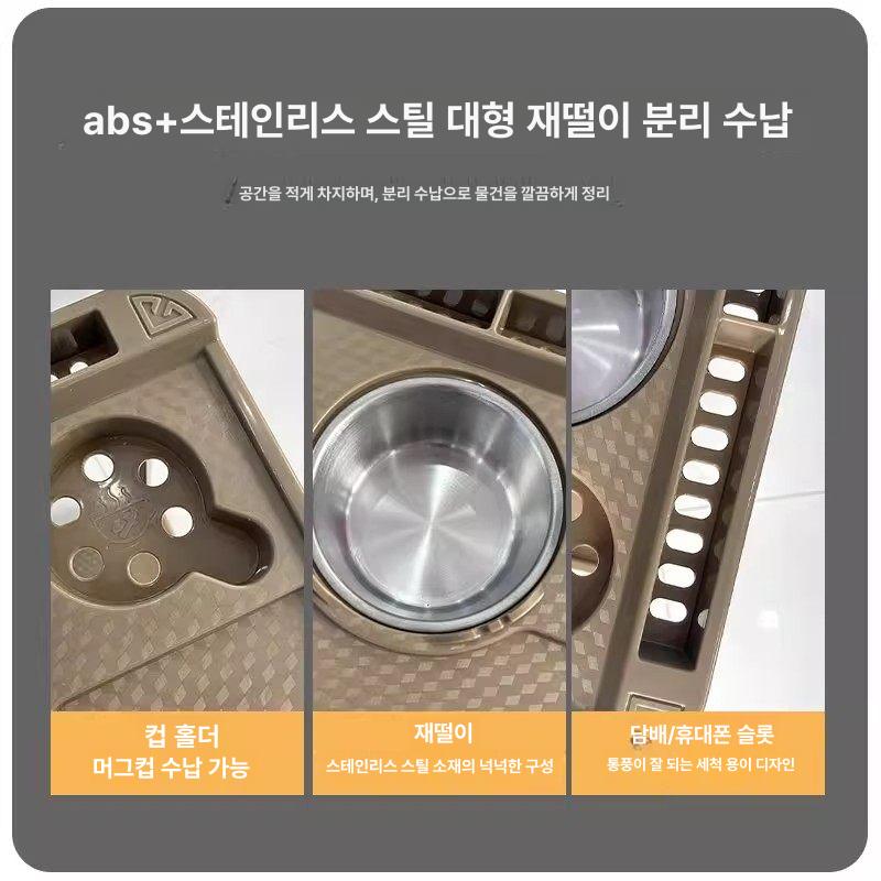업소용 재떨이 테이블 실내 스탠드형 흡연실 애쉬트레이 대형 탁상용 거실 - 상세 이미지 4