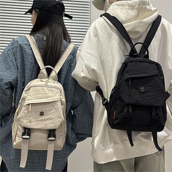 데일리 여성 백팩 심플 경량 백팩 출퇴근 중학생 - 상세 이미지 2