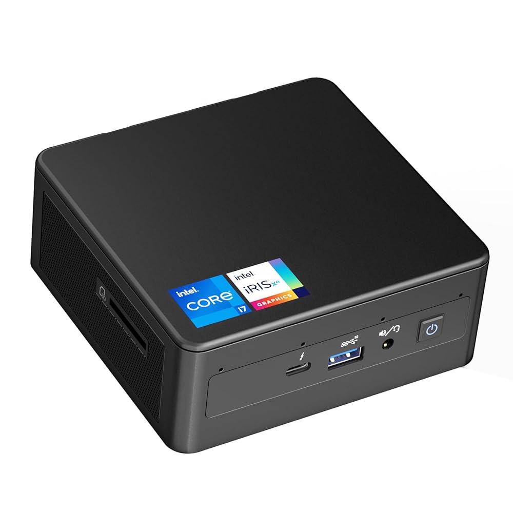 인텔 NUC 11 NUC11PAHi7 팬서 캐년 컴퓨터, i7-1165G7, 베어본, 오피스용 PC, 없음, 5/썬더볼트 SSD 8K/WiFi RAM 3 비즈니스 홈 미니 지원 - 상품 이미지