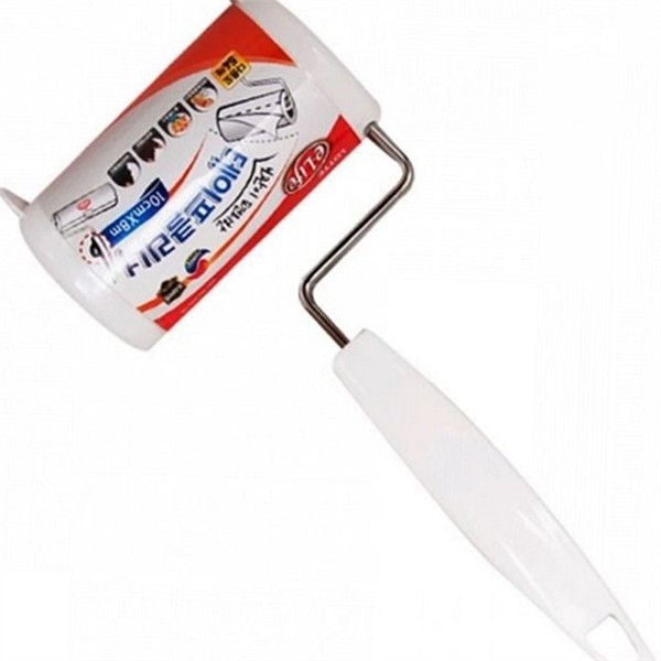 휴대용 테이프 클리너 돌돌이 청소 테이프 머리카락 먼지 제거 - 상품 이미지
