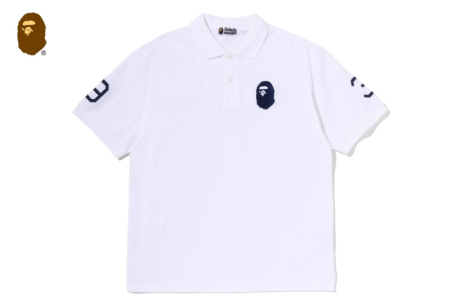 베이프 반팔티 LARGE APE HEAD RELAXED FIT POLO 1M30-112-003 - 상세 이미지 2