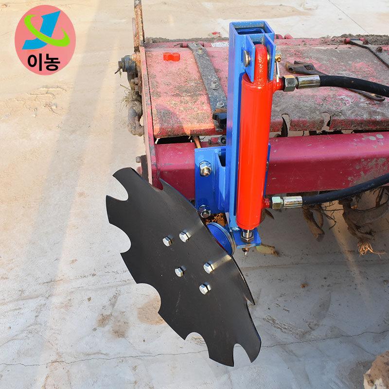 농업용 배토기 회전식 원판 원형 블레이드 로터리 밭갈이 경작기 기계 유압식 바퀴 - 상세 이미지 2