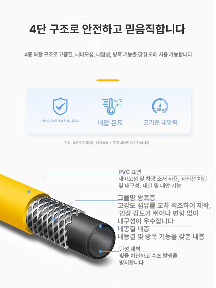 정원 호스릴 30m 원형 워터호스 정리대 보관랙 가정용 물호스 가든 용품 - 상세 이미지 4