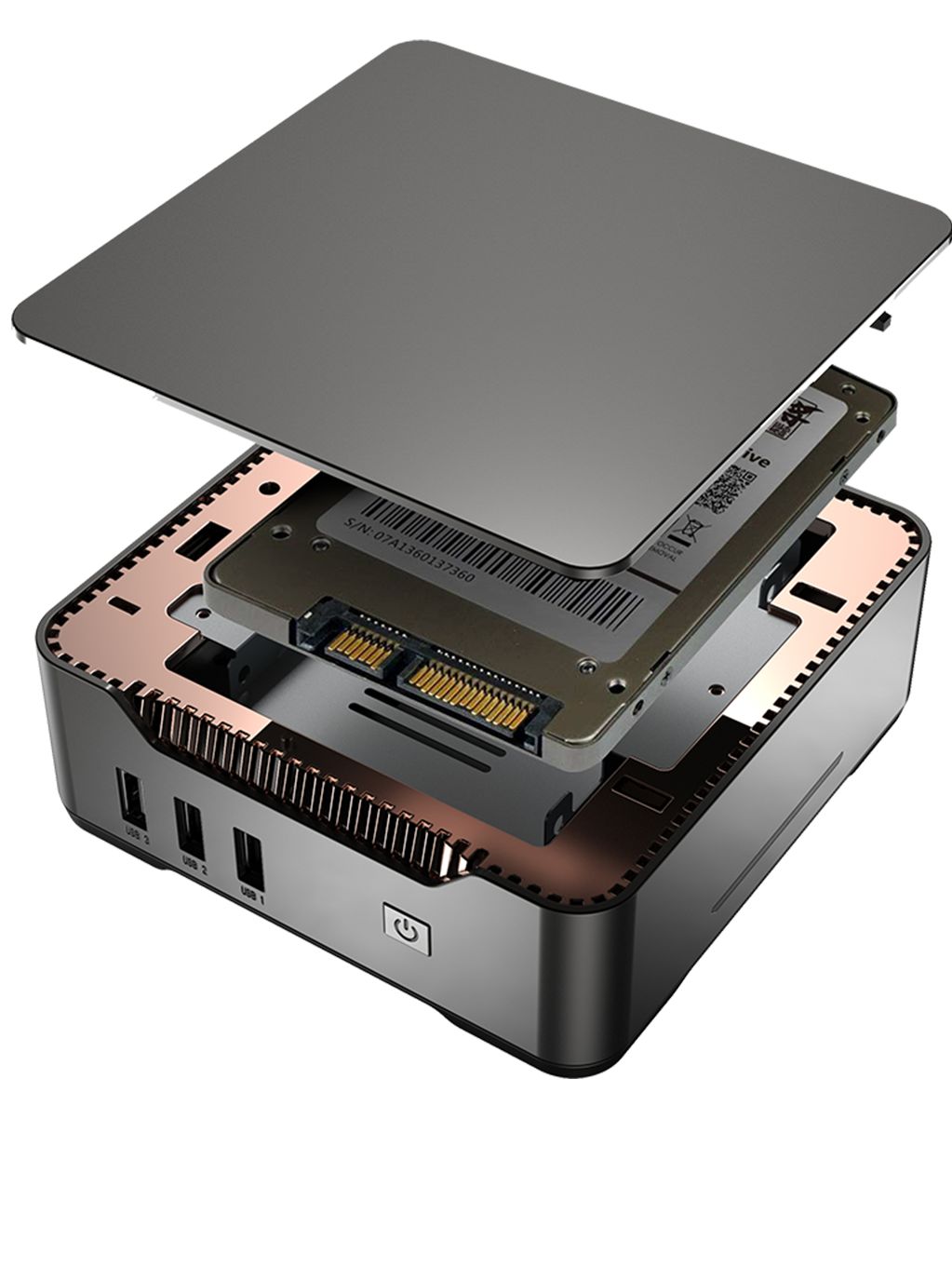 미니pc N100 16GB 컴퓨터 피씨 본체 512GB 8GB 128GB GK3PLUS/N100/WIN11 - 상세 이미지 4