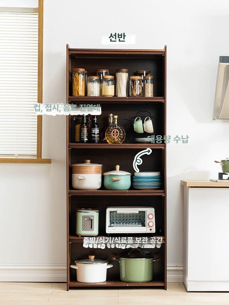 원목 커피장 클래식 그릇장 부엌 캐비넷 진열장 수납 엔틱 빈티지 소형 - 상세 이미지 3