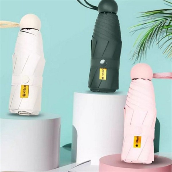 휴대용 초경량 접이식 우산 콤팩트 5단 접이식 우산 일상용 장마철 - 상품 이미지