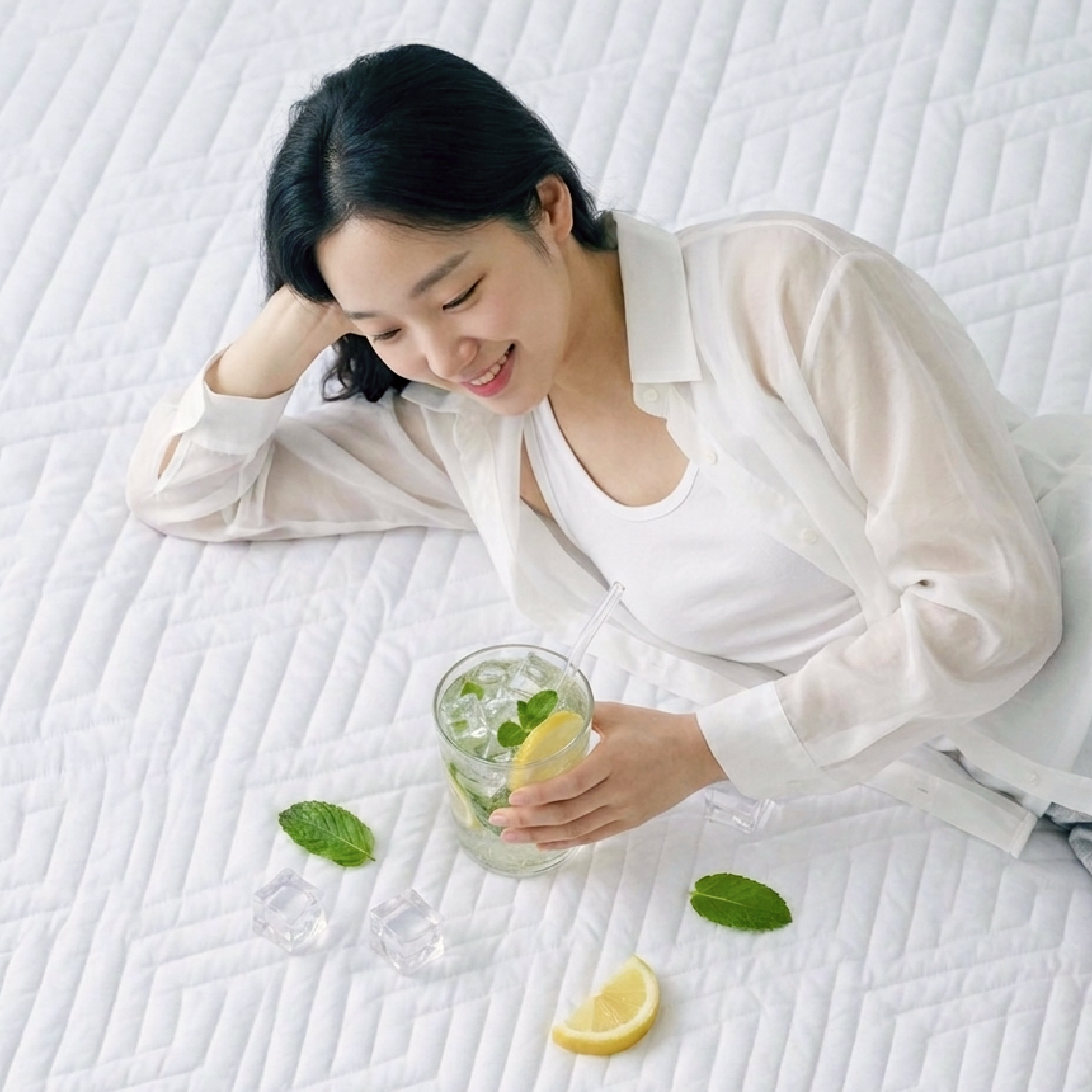 냉감패드 침대고정밴드 여름매트리스 쾌적한잠자리 매트리스사용법